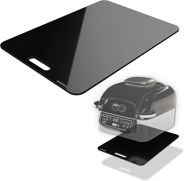 Sliding Surface Tray for Kitchen Appliances, Black, 16x12 inches