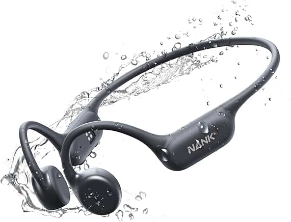 Bone conduction waterproof headphones with MP3 and Bluetooth