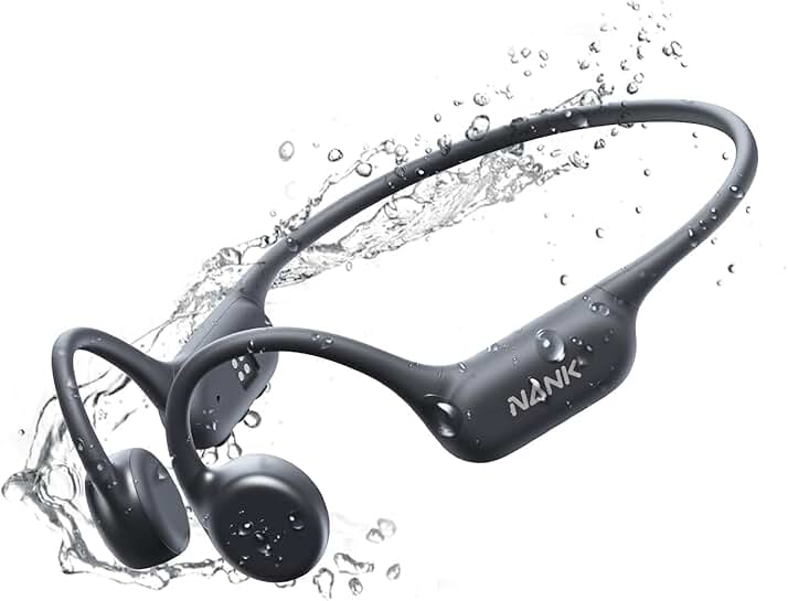 Bone conduction waterproof headphones with MP3 and Bluetooth