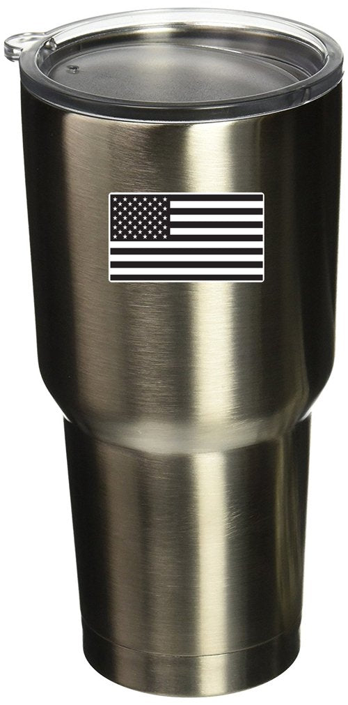 American Flag Vinyl Sticker Decal, 1.1"x 2", 2 Pack