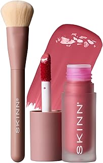 Pink Liquid Blush and Brush Set for Face