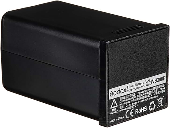 Rechargeable Lithium Battery Pack for AD300Pro Flash