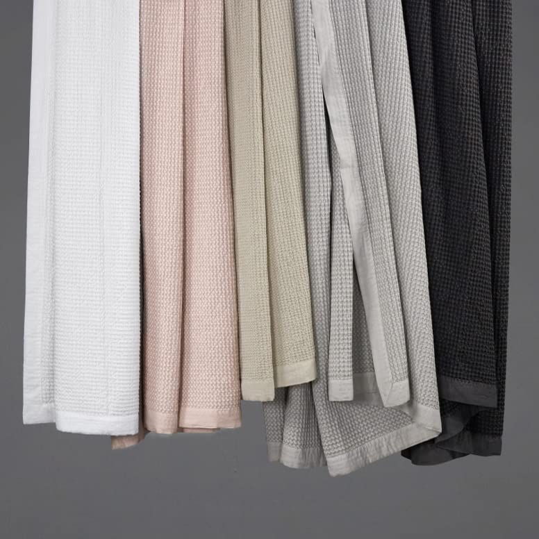 Waffle Weave Cotton Coverlet, Super King Size, Slate Solid Color, Clic Traditional Bedding, Soft Lightweight Breathable Blanket