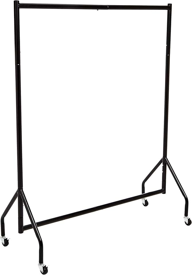 Heavy Duty Rolling Garment Rack for Clothes Storage