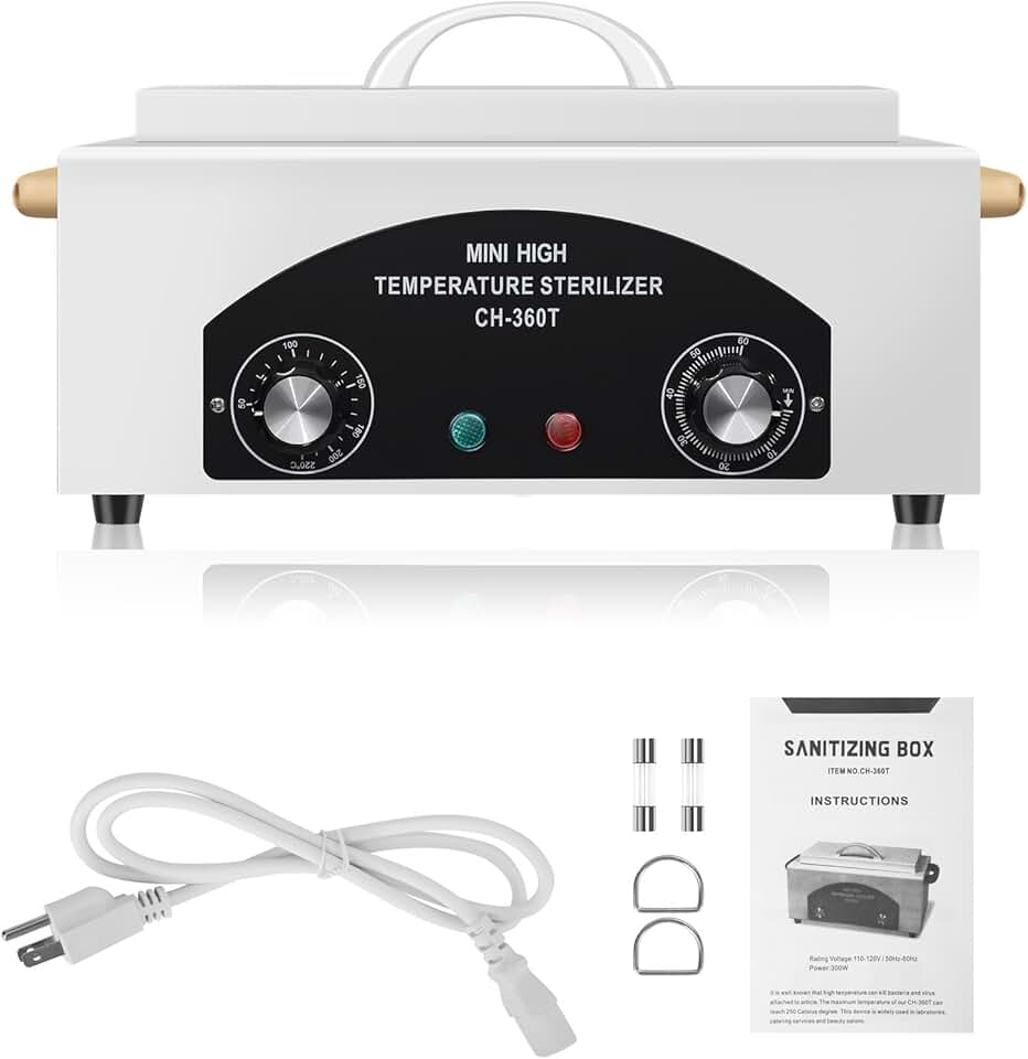 High Temp Metal Tool Cleaning Box with Timer