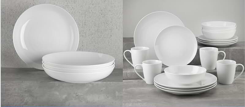 Football-themed ceramic bowl and spreaders, 5 inches