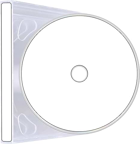 Tear-Resistant Full-Face CD/DVD Labels, 20 Discs