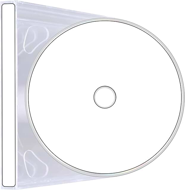 Tear-Resistant Full-Face CD/DVD Labels, 20 Discs