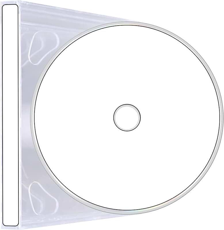 Tear-Resistant Full-Face CD/DVD Labels, 20 Discs