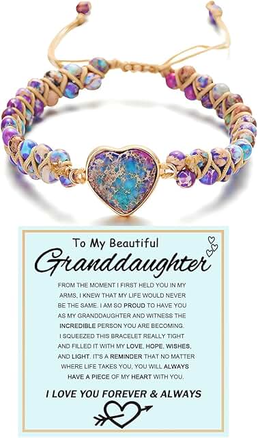 Infinity love heart bracelet for granddaughter