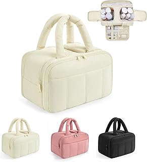 Lightweight Travel Toiletry Bag with Wet-Dry Compartments