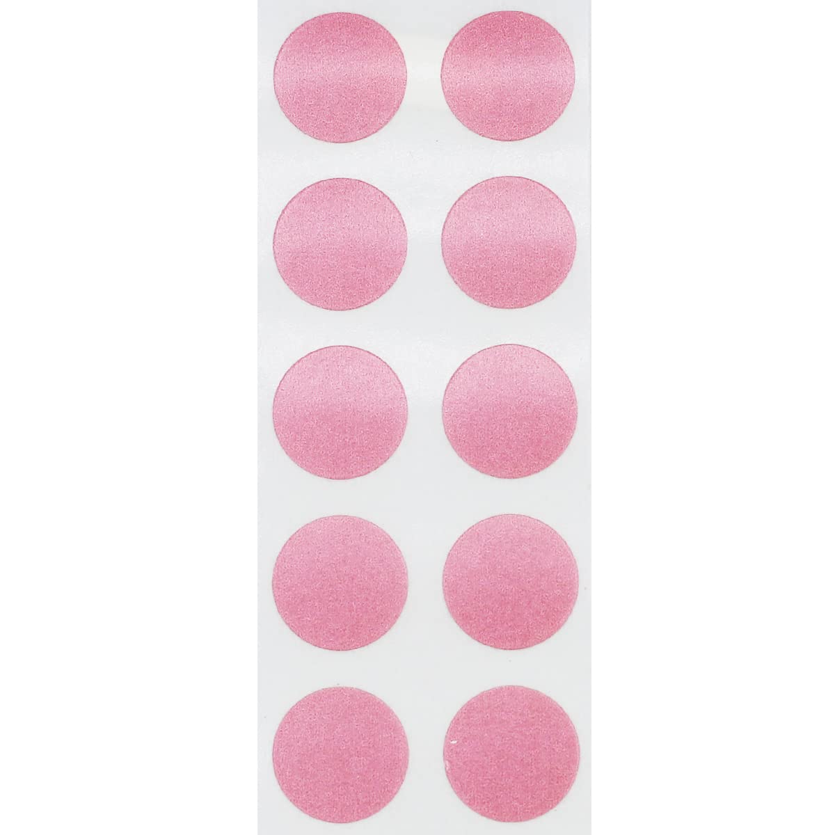Pink 1/2" Round Adhesive Labels, 1,000 Color Dots