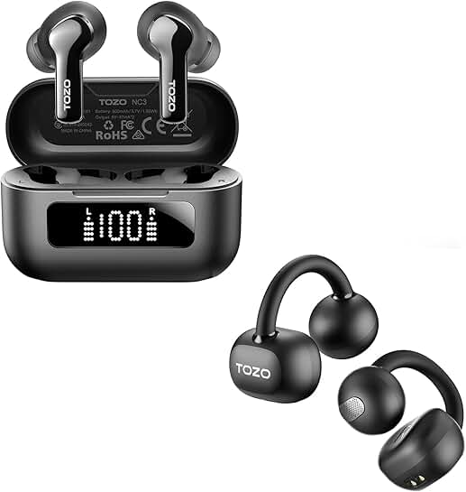 Wireless Open Ear Noise Cancelling Earbuds