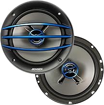 Pair of 6.5-inch 2-Way Car Audio Speakers with 100W Peak Power