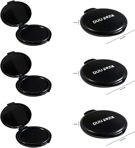 Black Inkless Fingerprint Pad Set, 6 Pieces