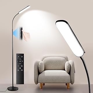 Dimmable LED Floor Lamp with Remote and Touch Control