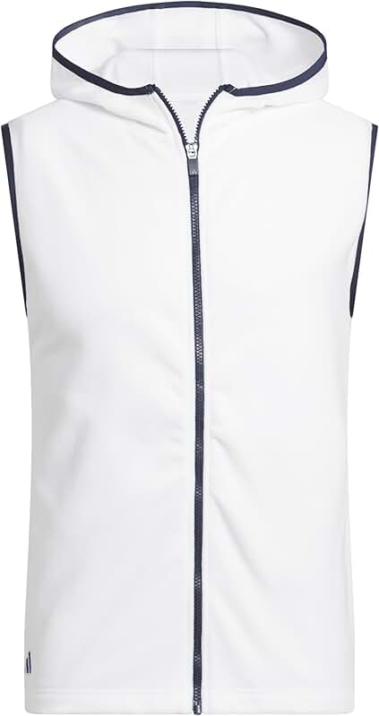 Men's Full-Zip Fleece Hoodie Vest