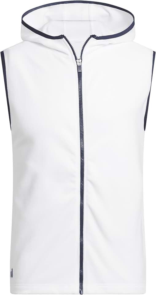 Men's Full-Zip Fleece Hoodie Vest