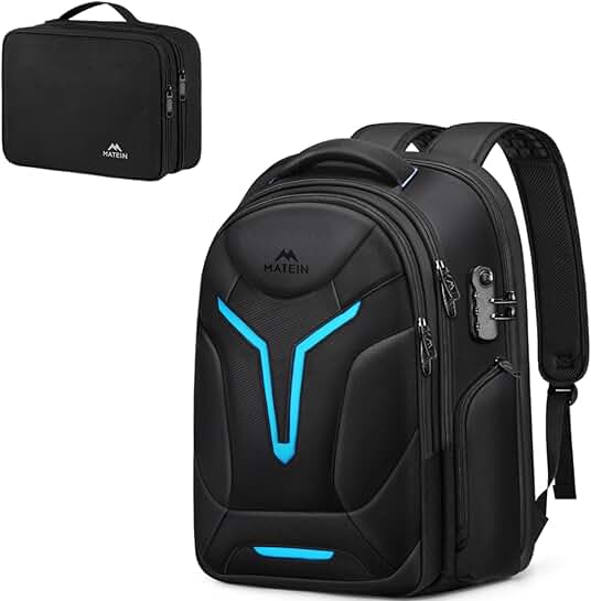 Large Travel Backpack with USB-C Charging