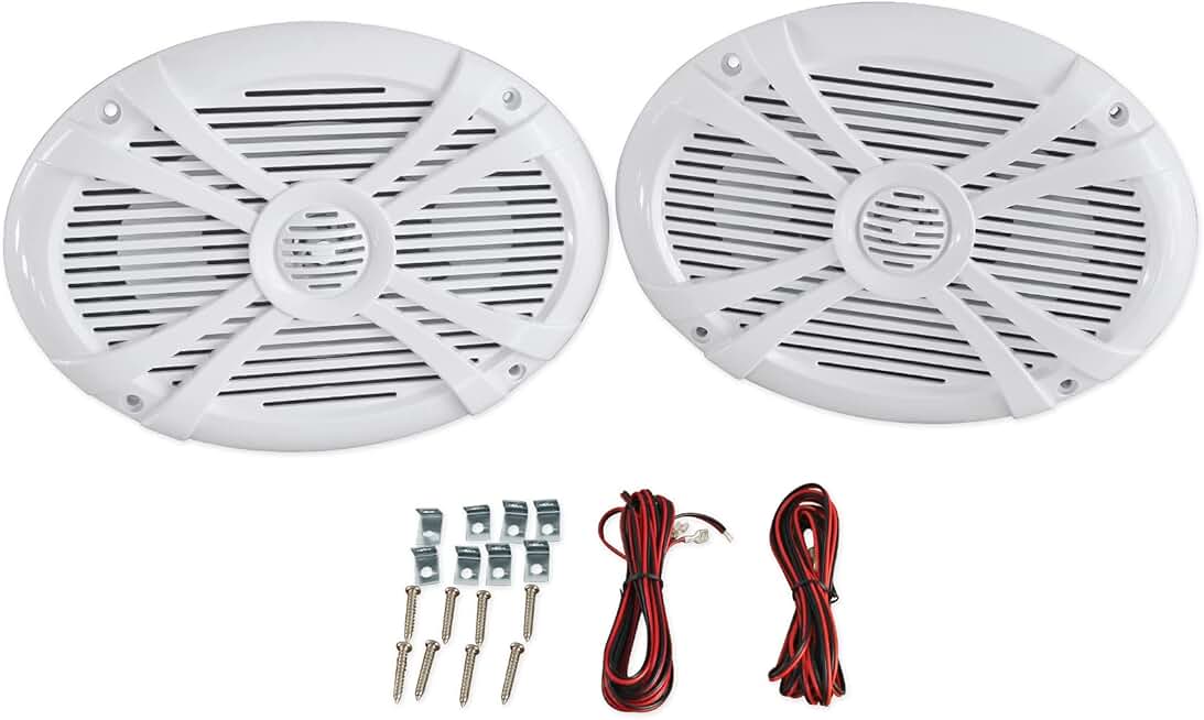Pair of 6x9 1000W Marine Boat Speakers