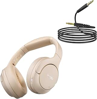 Hybrid Active Noise Cancelling Headphones with Audio Cable