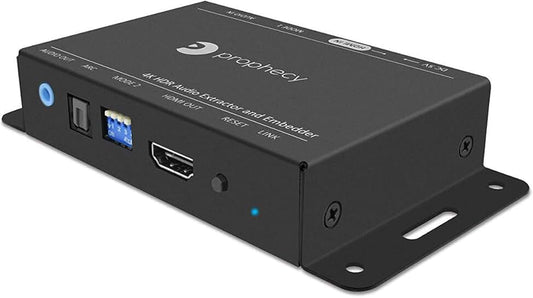 4K HDMI Audio Extractor and Embedder with S/PDIF and 3.5mm