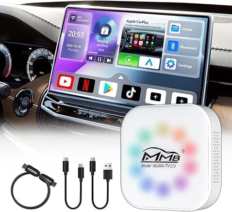 Wireless CarPlay Adapter with HDMI Output for Cars