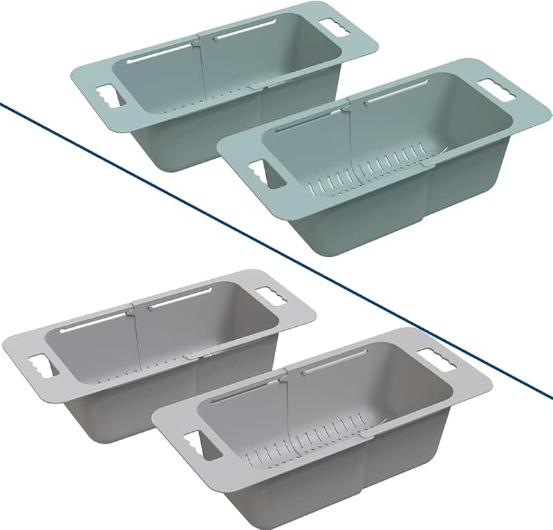 Adjustable Freezer Baskets Set of Four