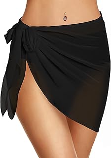 Women’s Sheer Swimsuit Coverup Sarong Skirt