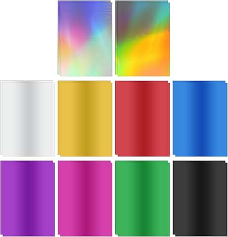 Hot Stamping Foil Sheets, 11.7x8.3", 100 Sheets