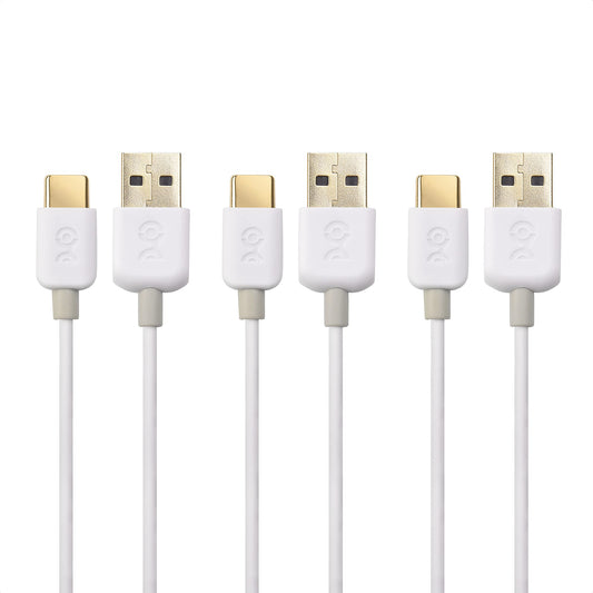 3-Pack 6-Inch USB to USB C Charging Cables