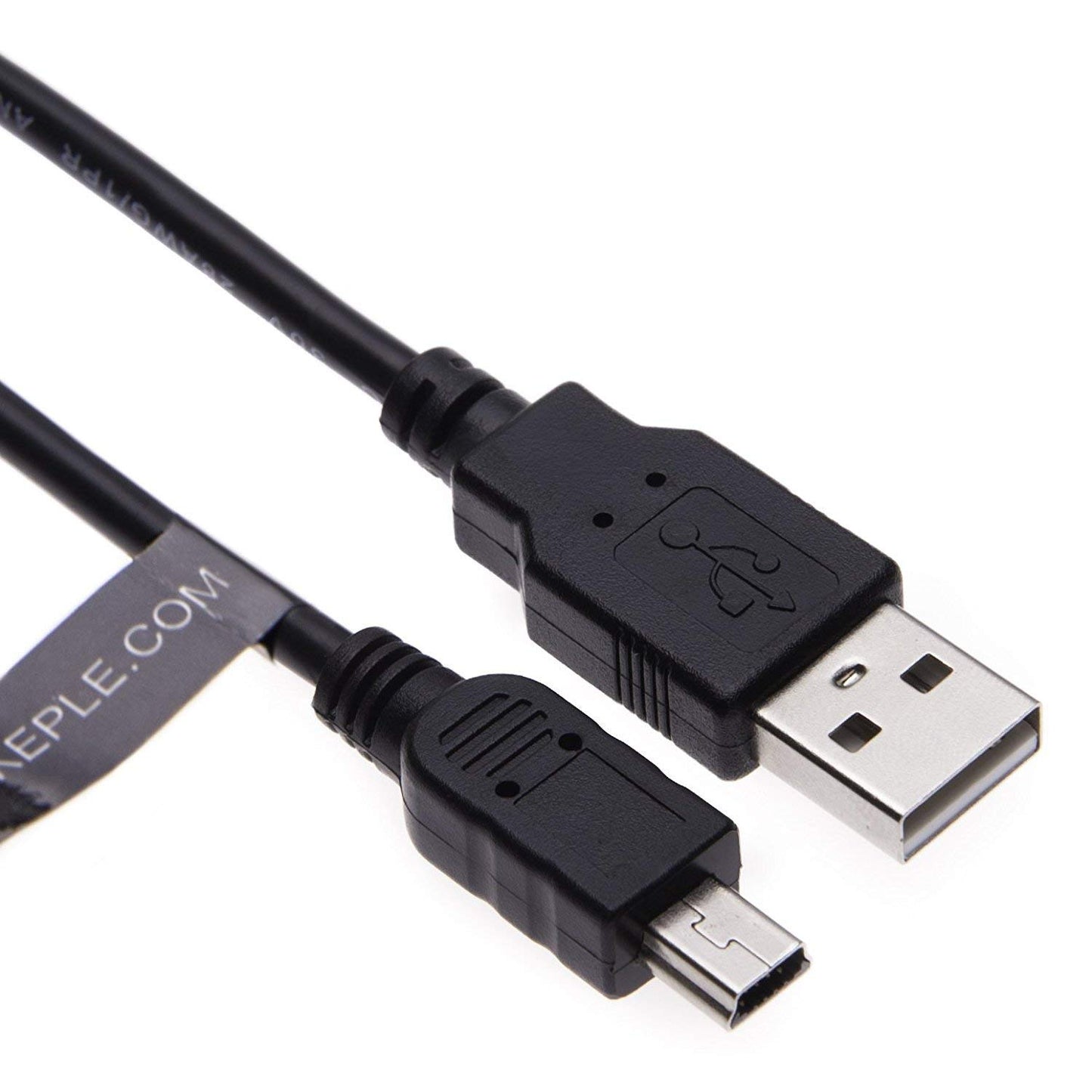2ft Mini USB Cable for Digital Cameras, Data Transfer 480 Mbps