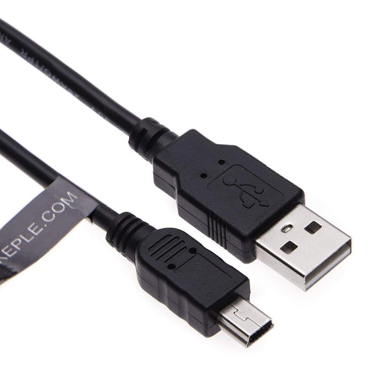 2ft Mini USB Cable for Digital Cameras, Data Transfer 480 Mbps