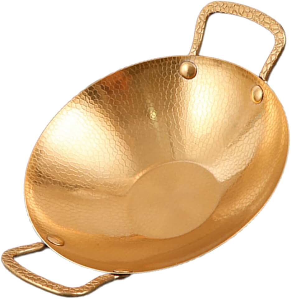 Stainless Steel Frying Pot with Double Handle
