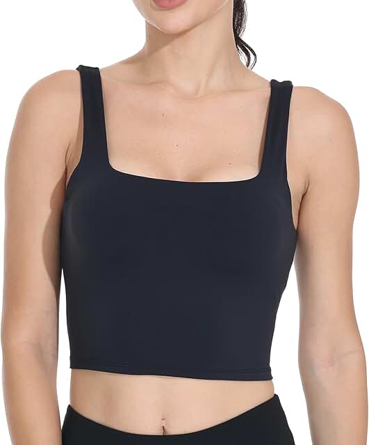 Longline Sports Bra for Women, Gym, Yoga, Workout, Running