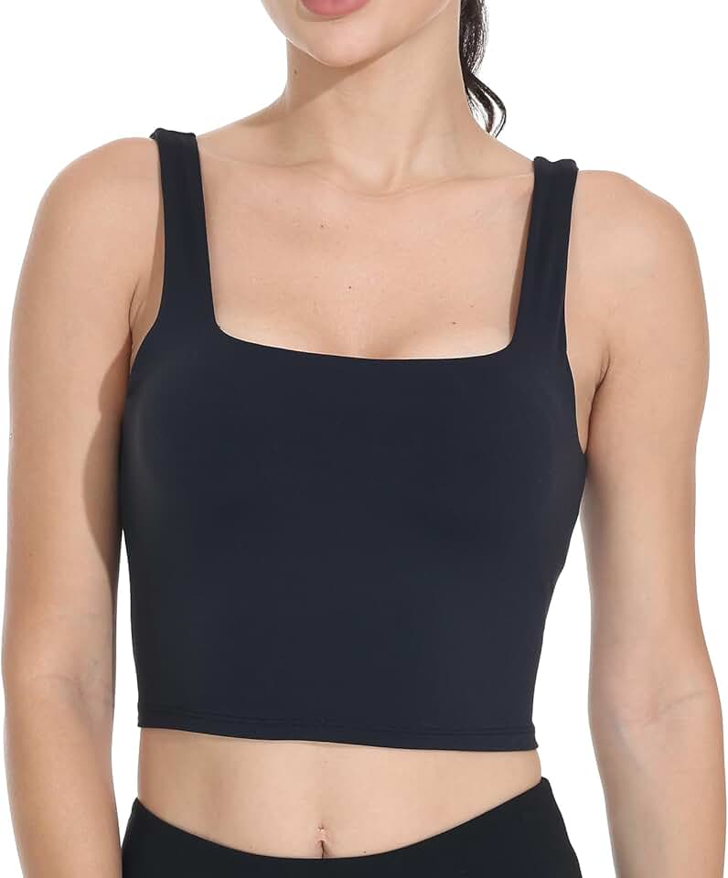 Longline Sports Bra for Women, Gym, Yoga, Workout, Running