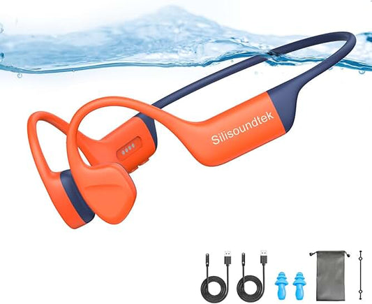 Waterproof Bone Conduction Swimming Headphones with 32GB Storage