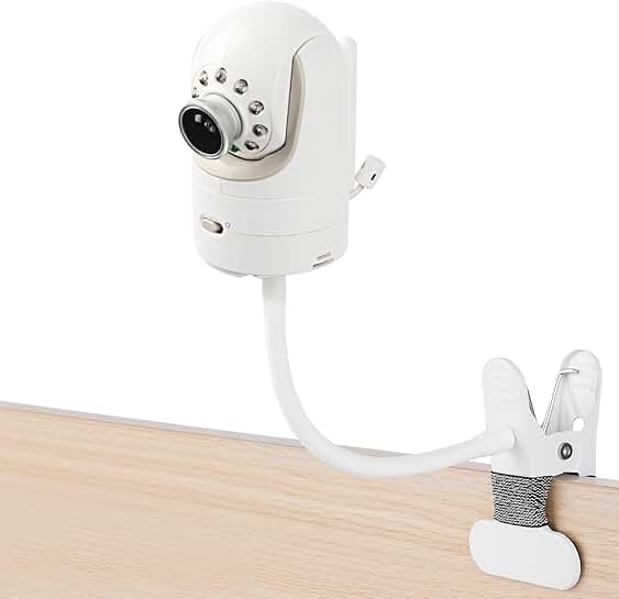 Flexible Baby Monitor Clip Mount for Crib or Surface