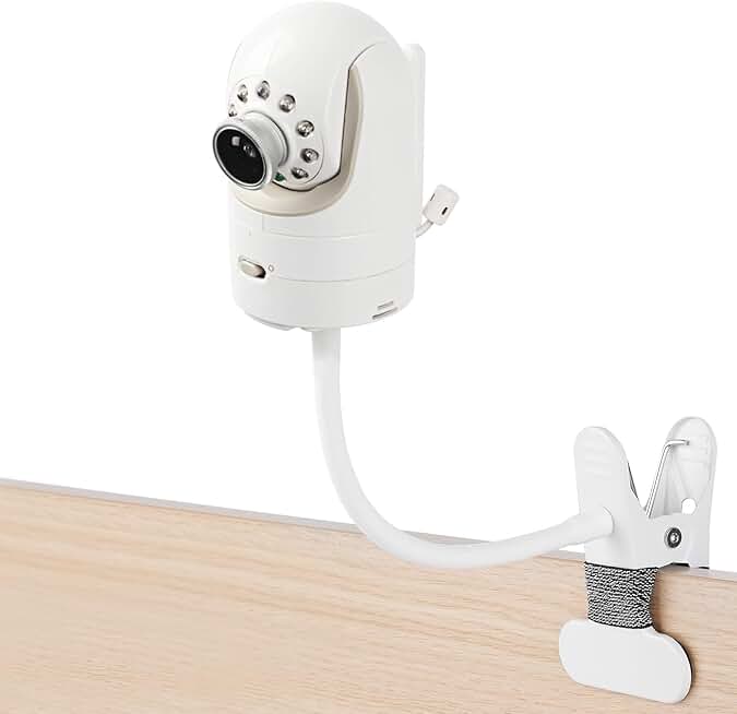 Flexible Baby Monitor Clip Mount for Crib or Surface