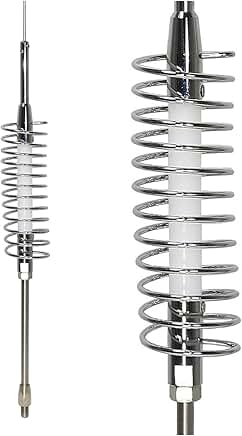 5,000W CB Antenna with 26-30 MHz Stainless Steel Whip