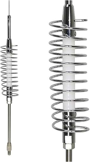 5,000W CB Antenna with 26-30 MHz Stainless Steel Whip