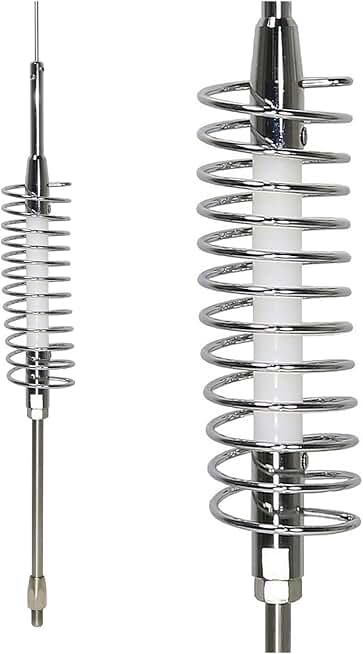 5,000W CB Antenna with 26-30 MHz Stainless Steel Whip