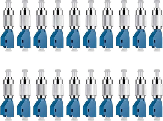 20 Pcs Fiber Optic Adapter for Single Mode Connectors