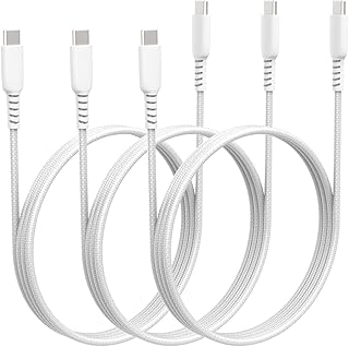 3-Pack 3Ft USB C to USB C Charging Cables