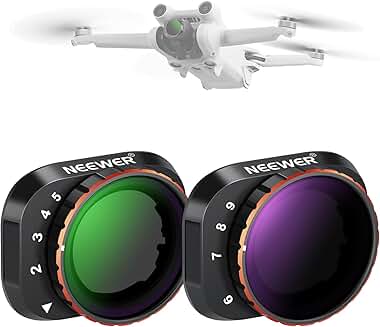 Variable ND Filter Set for Drone Camera, ND2-512, HD Glass