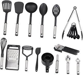 24-Piece Stainless Steel Kitchen Utensil Set