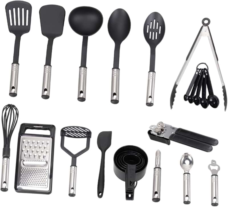 5-Piece Non-Stick Cooking Pan Set for Home Use