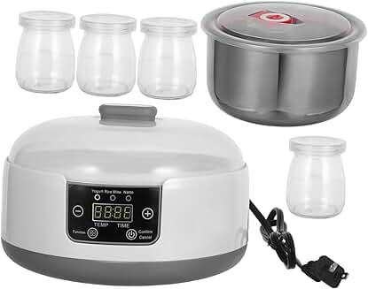 Automatic Yogurt Maker with Timer and LCD Display