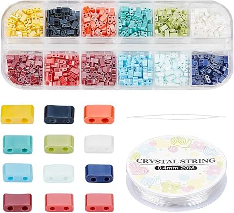Bead Bracelet Making Kit with 11 Colors and Tools
