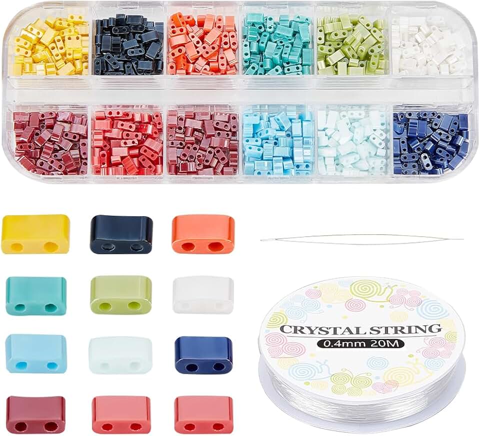 Bead Bracelet Making Kit with 11 Colors and Tools
